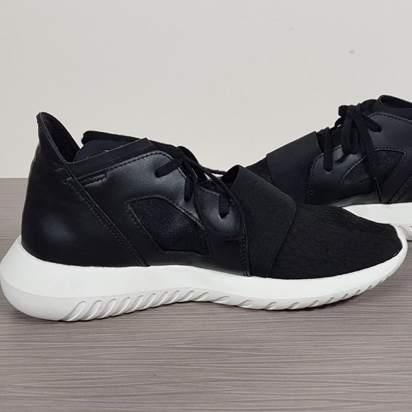 Adidas Tubular Defiant Sneaker Black Womens Size 7 - Picture 6 of 12